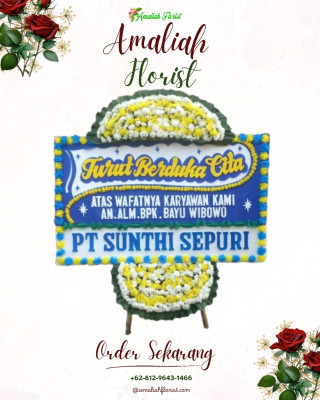 Papan Bunga Duka di Lingkas Ujung
